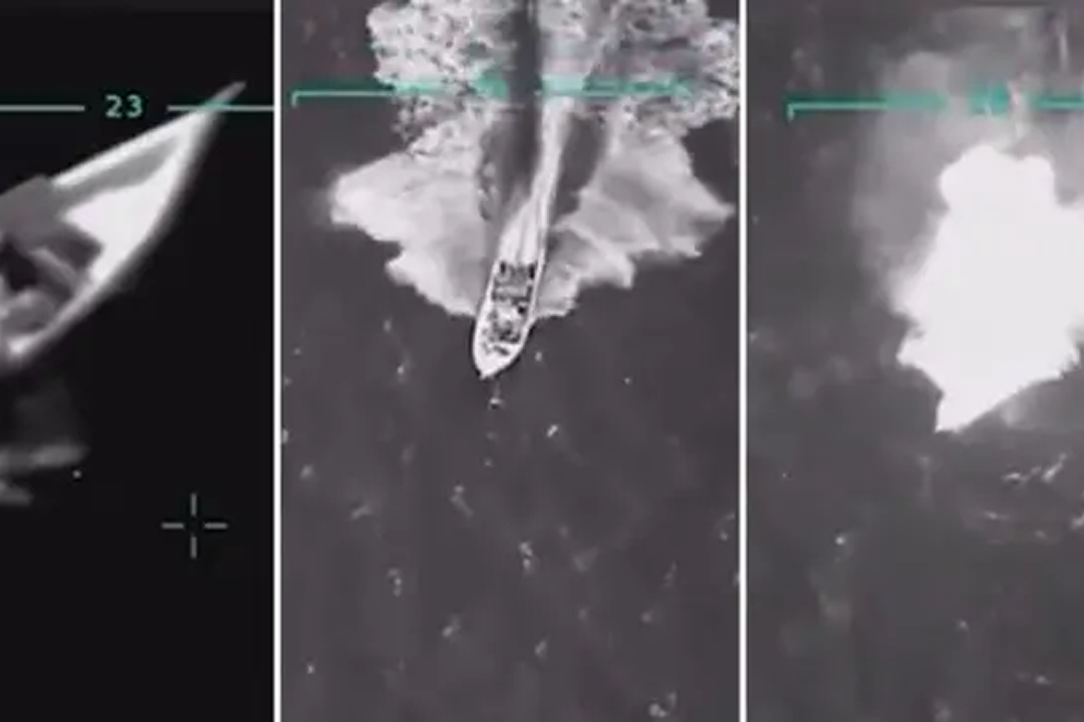 Ataque en el Caribe barco venezolano intentó retroceder antes del bombardeo